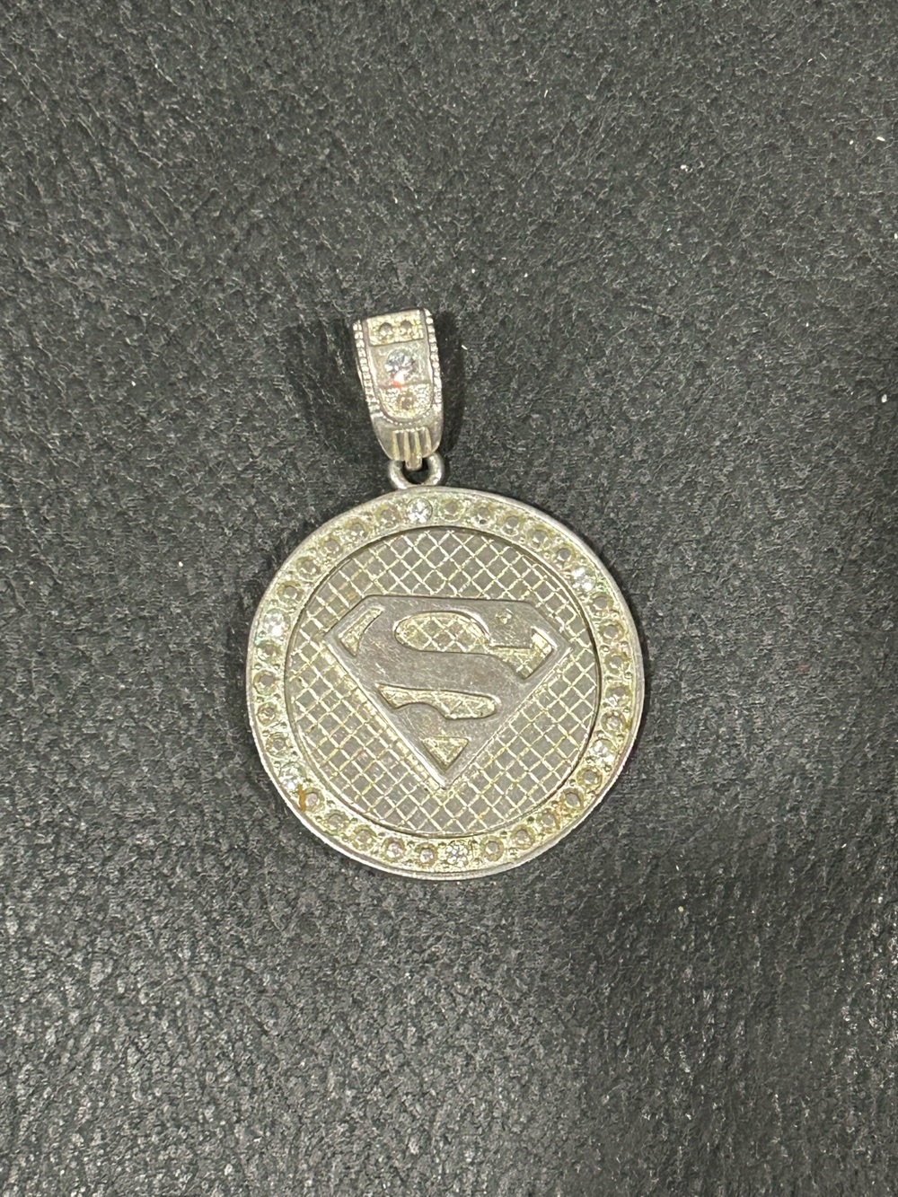 Superman spinner pendant! Toy like jewelry!